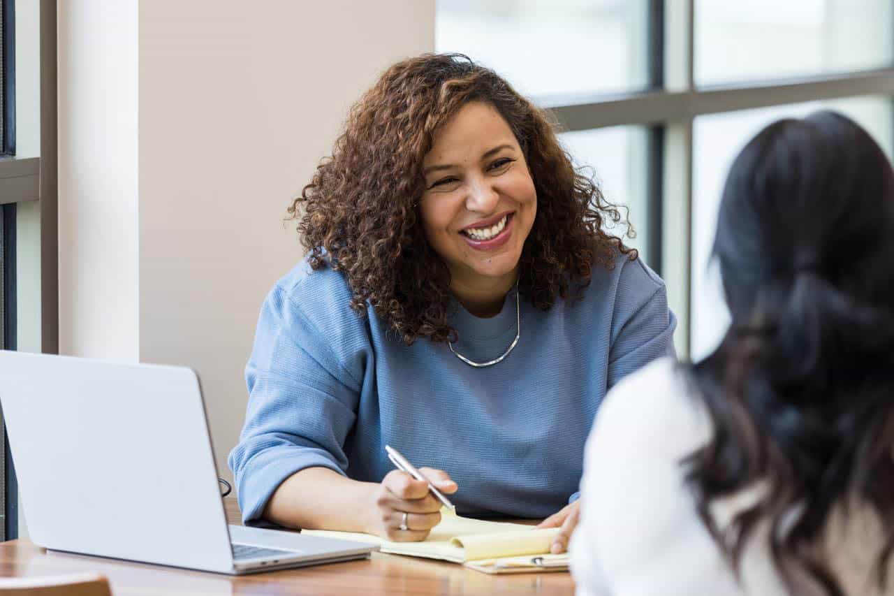 real estate agent acts as a confident representative for her clients