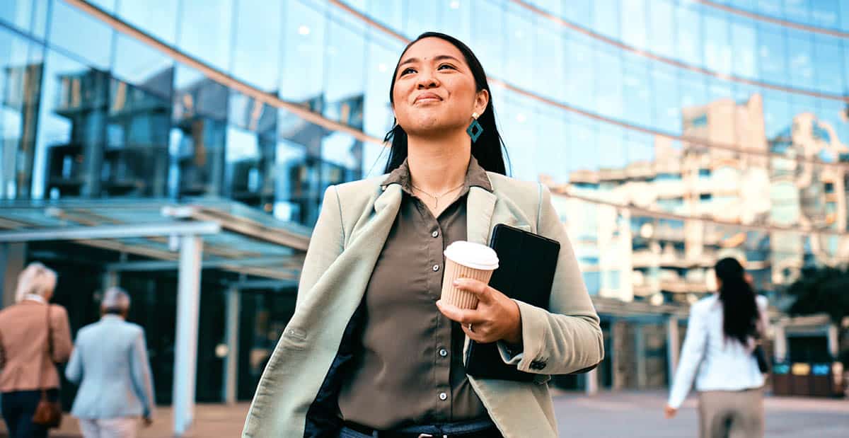 confident woman considers best career change jobs in North Carolina